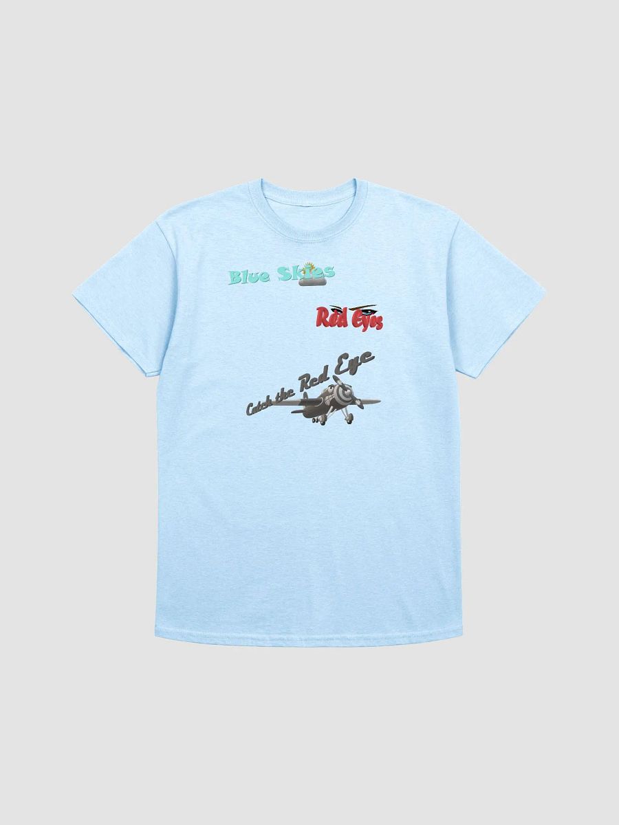Bad Word Dad- Blue Skies Red Eyes T-shirt product image (21)