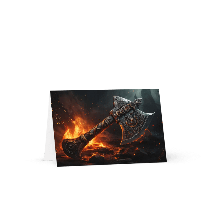 Greeting Card - Axe product image (2)