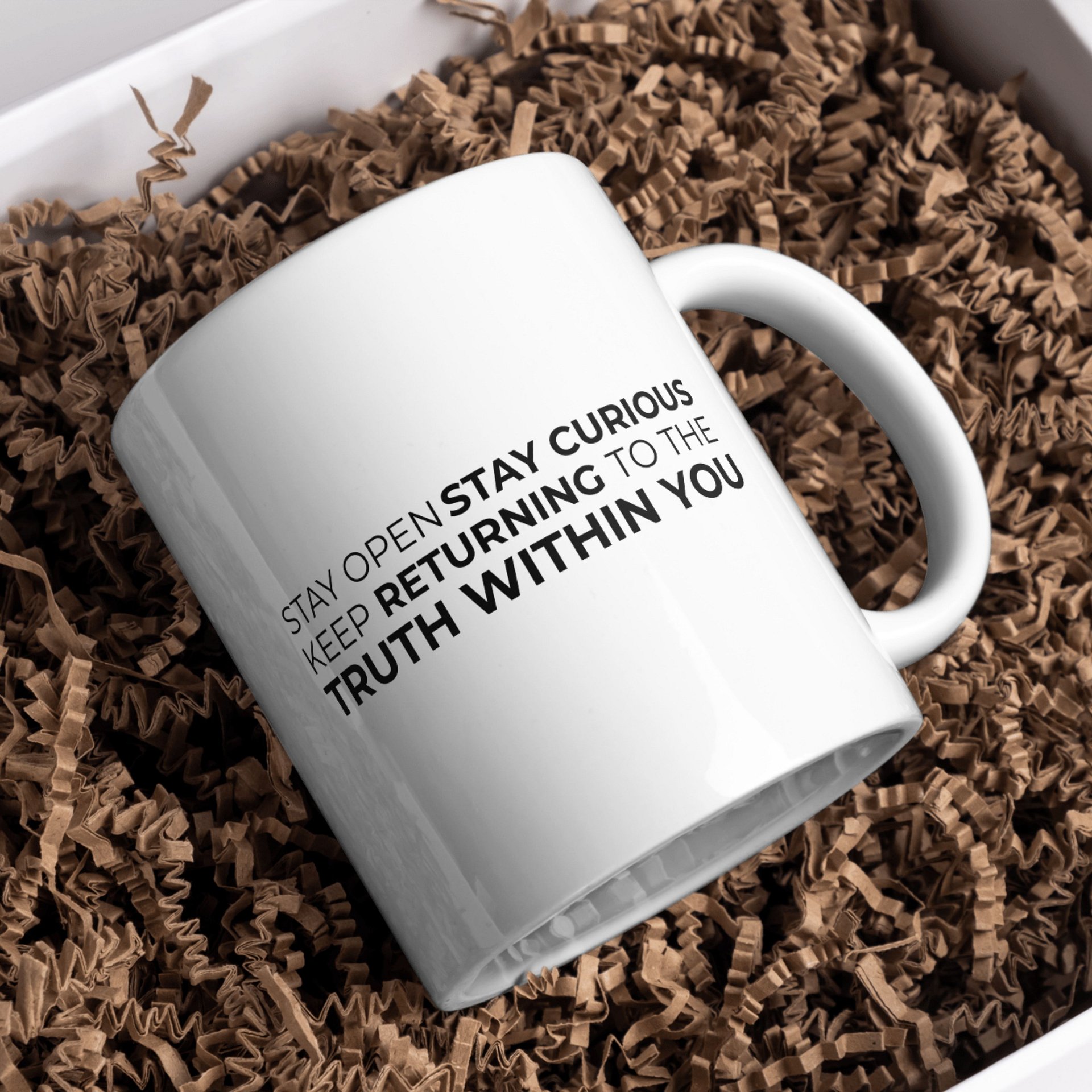 Stay Open, Stay Curious 20oz Coffee Mug –| The Returned Collective product image (7)