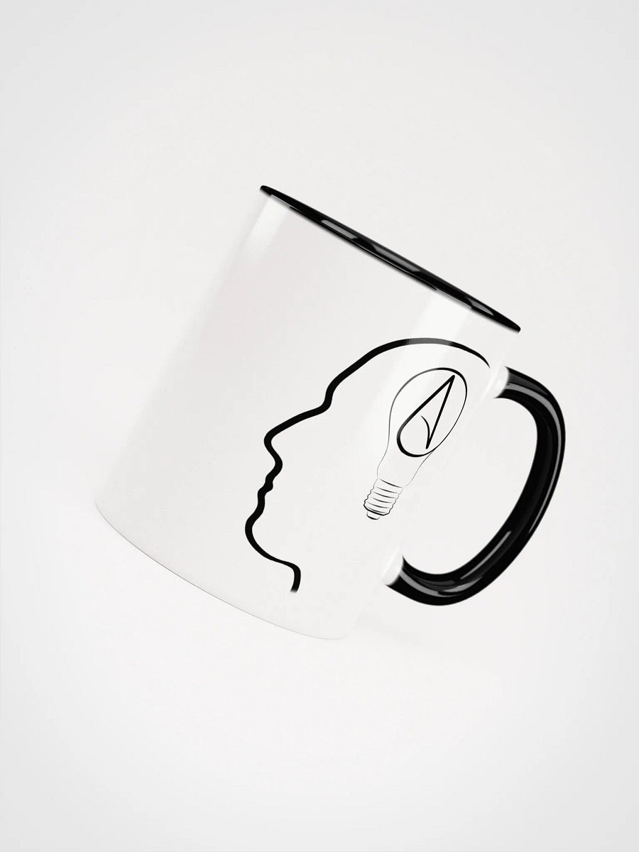 The Thinking Atheist logo mug (white) product image (4)