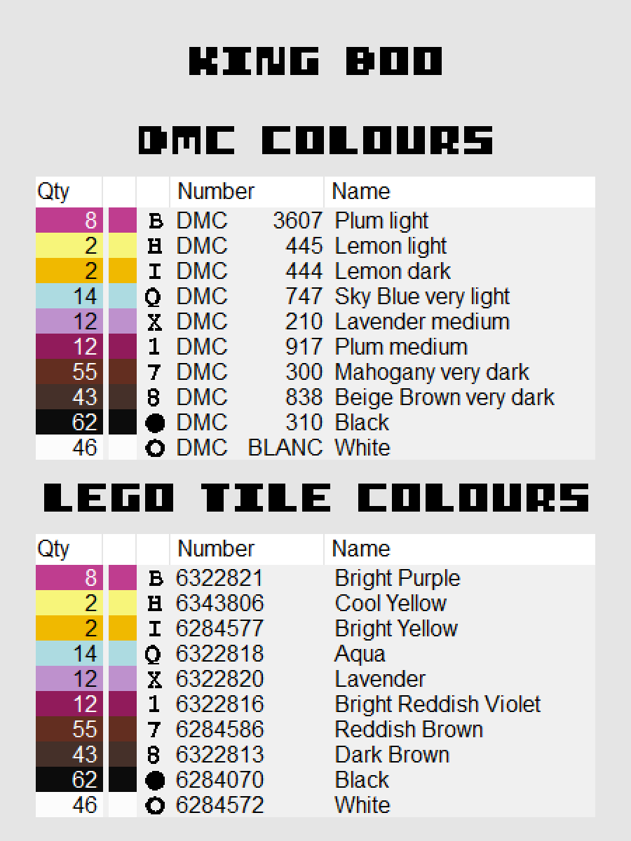 King Boo Pixel Art product image (4)