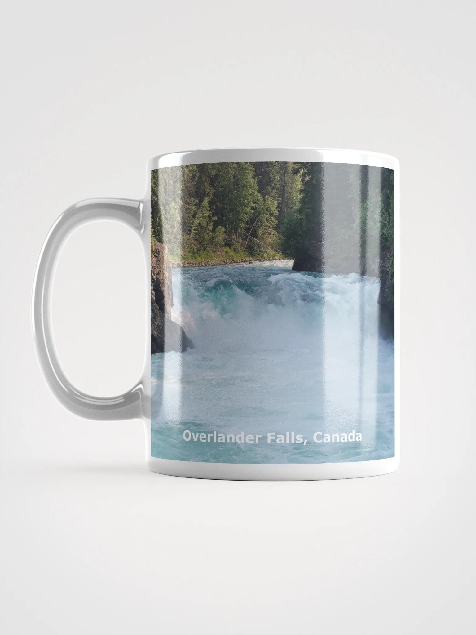 White Glossy Mug - Overlander Falls product image (11)