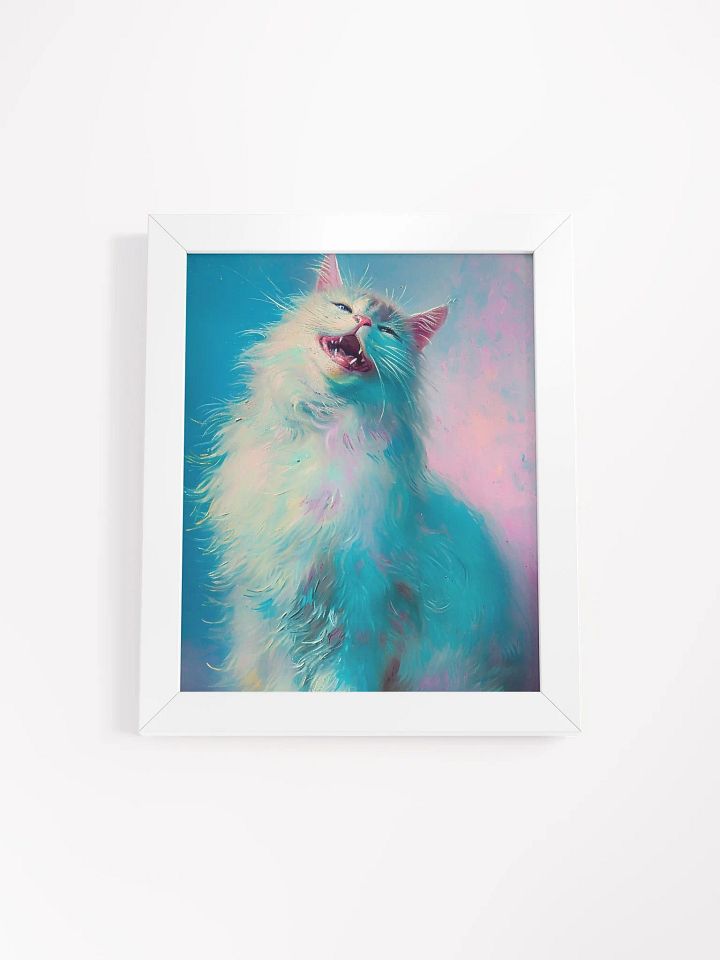 Whimsical Cat Dreams Framed Poster product image (1)