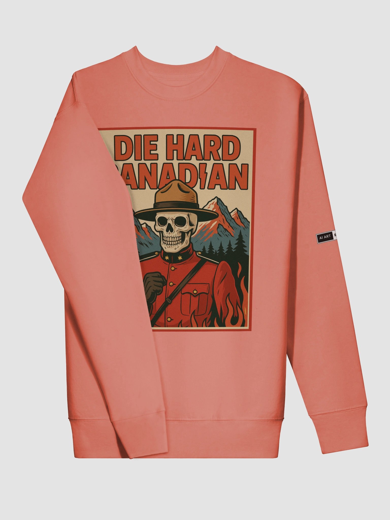 "DIE HARD CANADIAN"premium cotton sweatshirt product image (8)