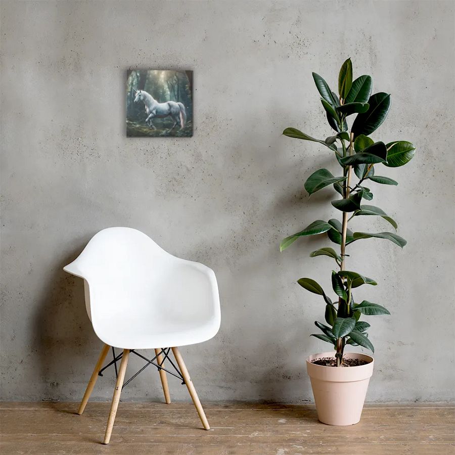 Unicorn In Magical Forest Wall Art product image (2)