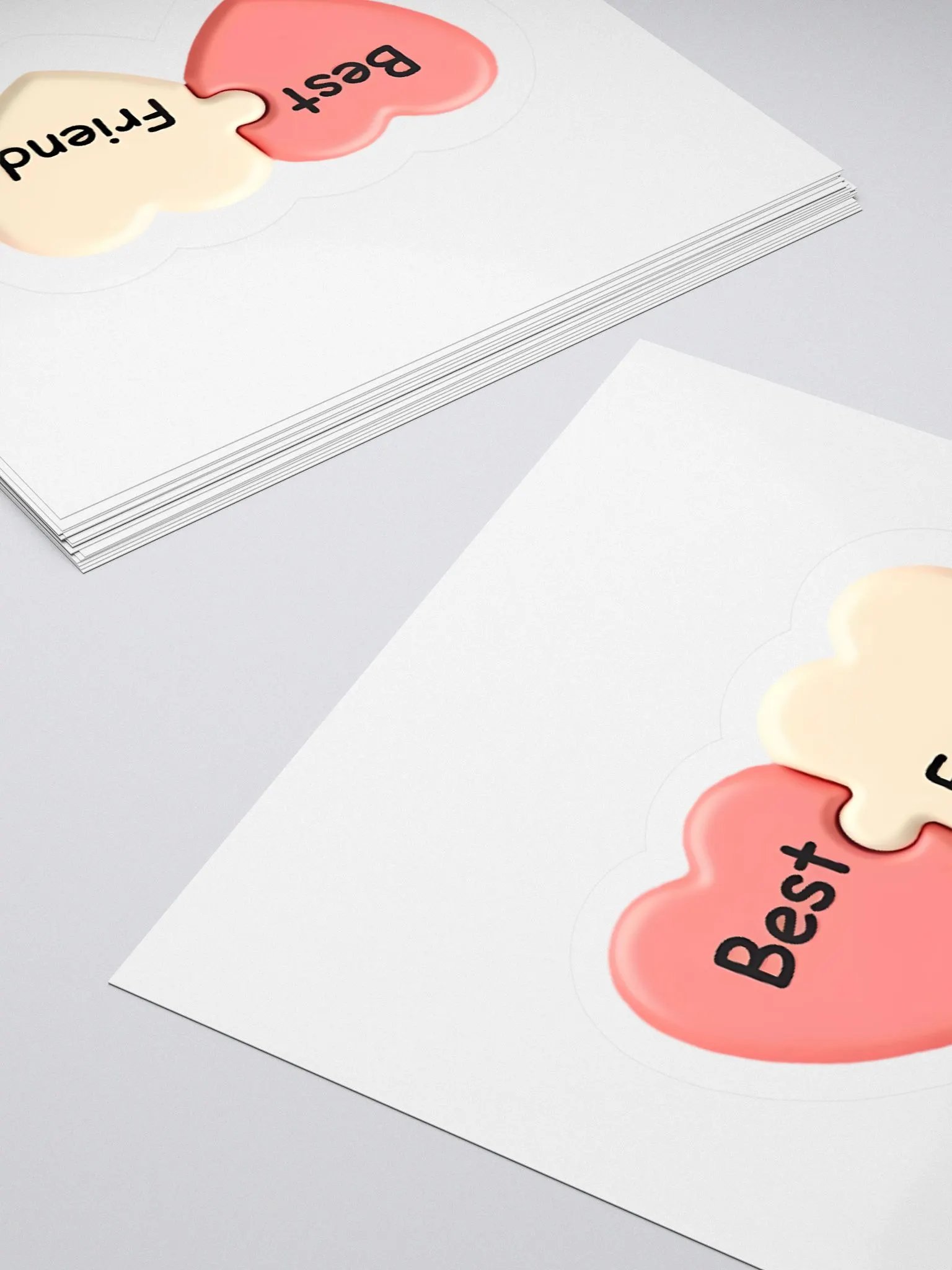 Best Friend Puzzle Kiss Cut Stickers product image (10)