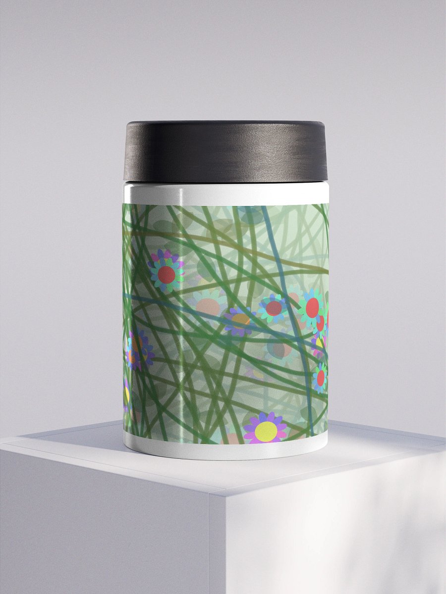 Floral Fusion Stainless Steel Koozie product image (1)