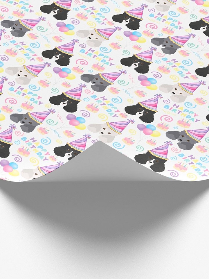 Parti Poodle Birthday Wrapping Paper product image (2)