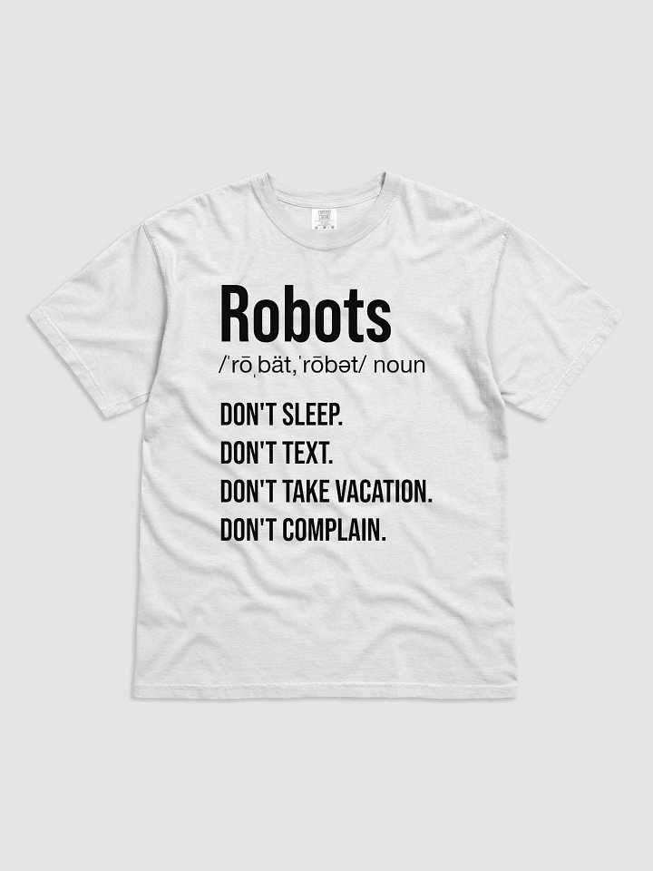 Robots: T-Shirt - White product image (1)