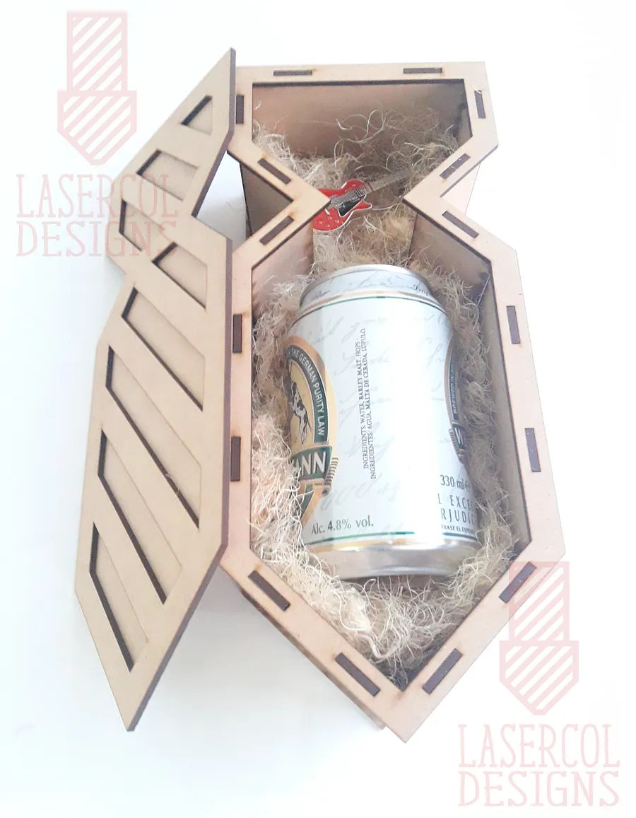 Tie Shaped Box - Laser Cut Files product image (5)