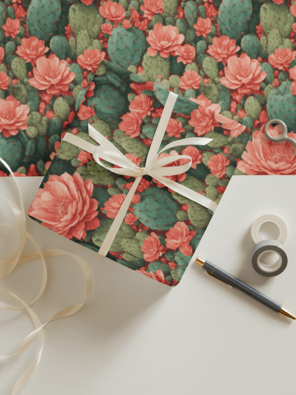 Vibrant Floral Fiesta Wrapping Paper Set product image (1)