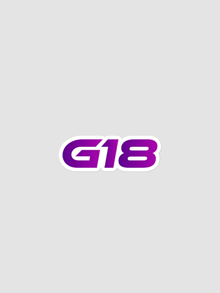 Simplistic G18 Sticker product image (1)