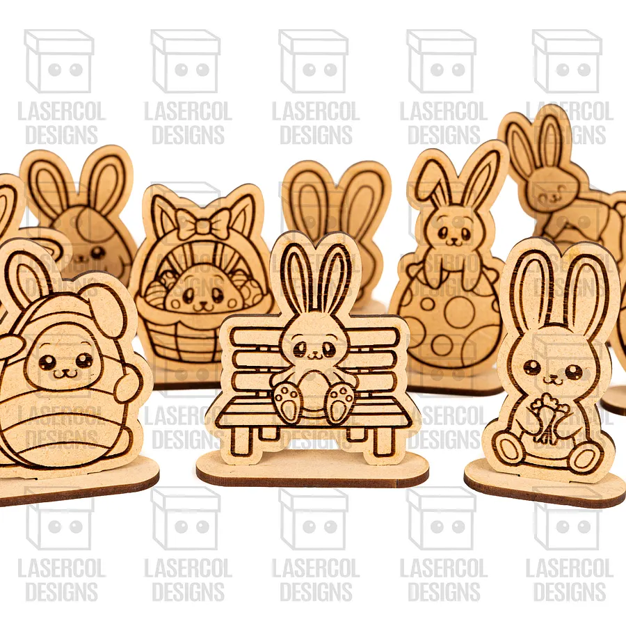 Easter Cutouts With Base Set 4 - Laser Cut Files product image (9)
