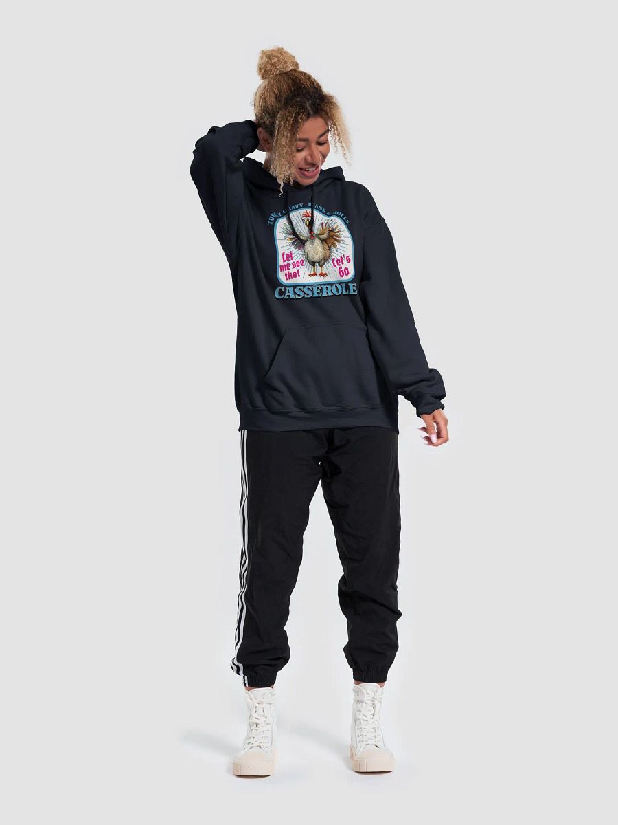 Turkey Gravy Beans And Rolls Casserole Hoodie product image (21)