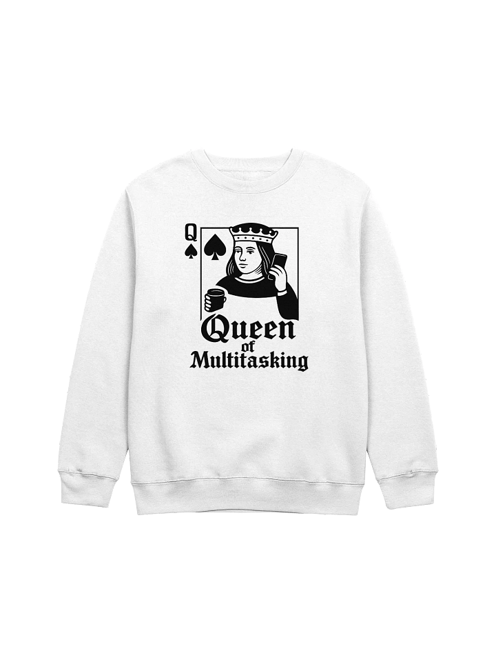 "Queen of Multitasking" | Premium Women's Crewneck Sweatshirt product image (2)