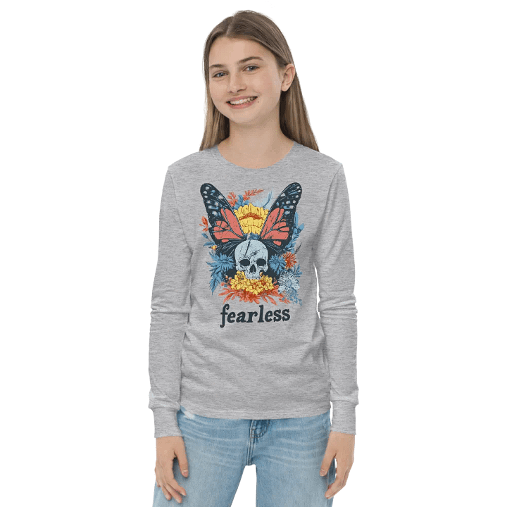 Fearless Long Sleeve Youth T-shirt product image (15)