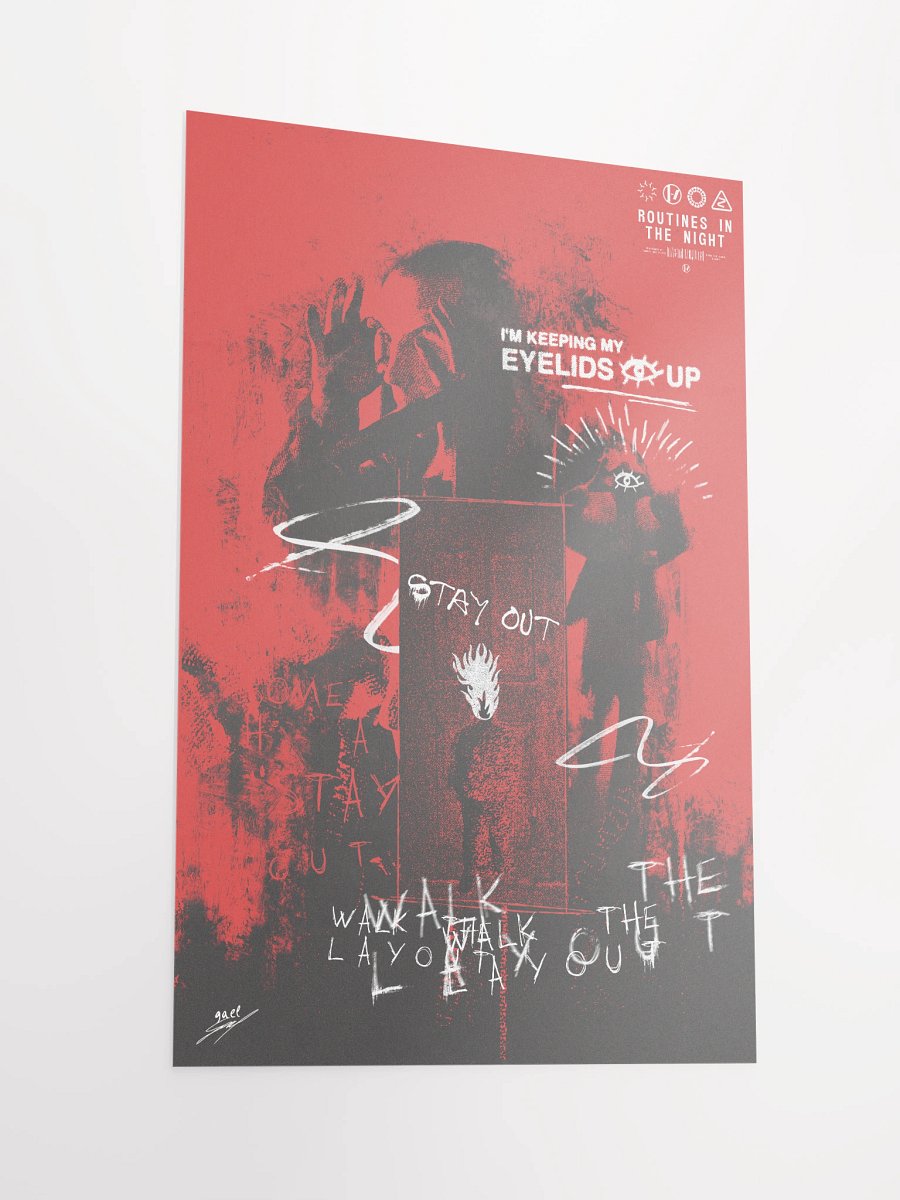 Twenty One Pilots - Routines In The Night Poster (RED VERSION) product image (5)