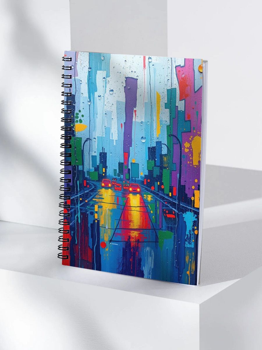 Urban Kaleidoscope Spiral Notebook product image (3)