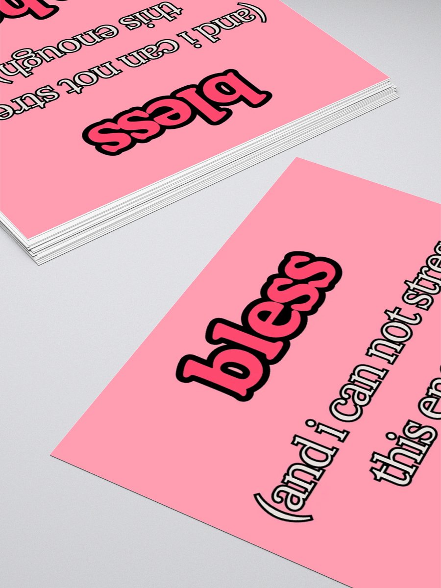 bless your heart sticker (pink) product image (3)