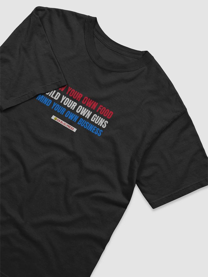 Own Food Own Guns Own Business American Colors Design product image (2)