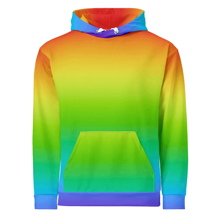 Rainbow Recycled Unisex Hoodie product image (1)