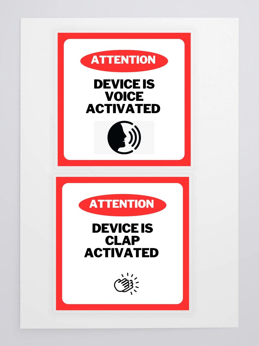 Voice and clap activated stickers product image (2)