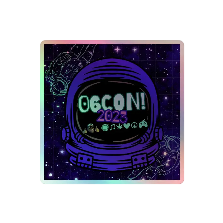 06CON EXCLUSIVE HOLO STICKER product image (2)