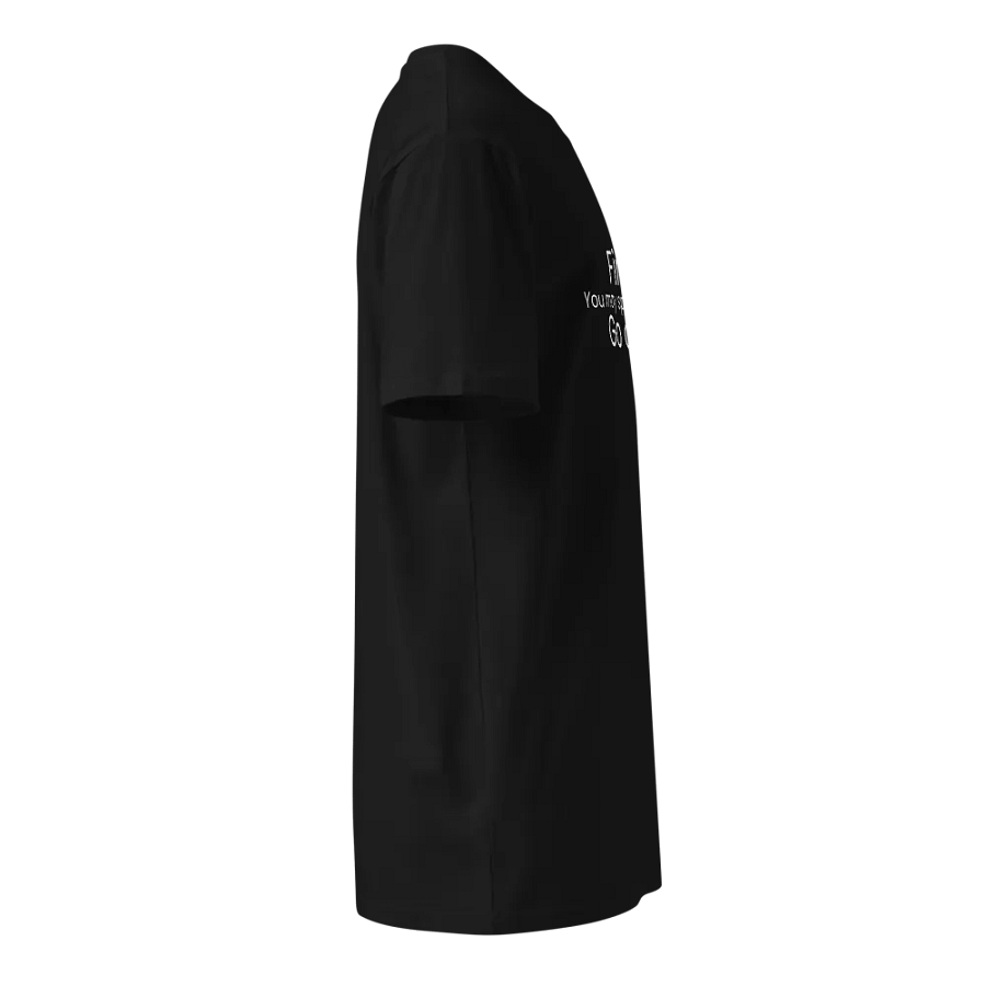 Fine. You may speak to me. Go On... - Funny Text T-Shirt - Snarky Humor - Quote T-shirt - AS Colour Unisex Premium T-Shirt product image (5)