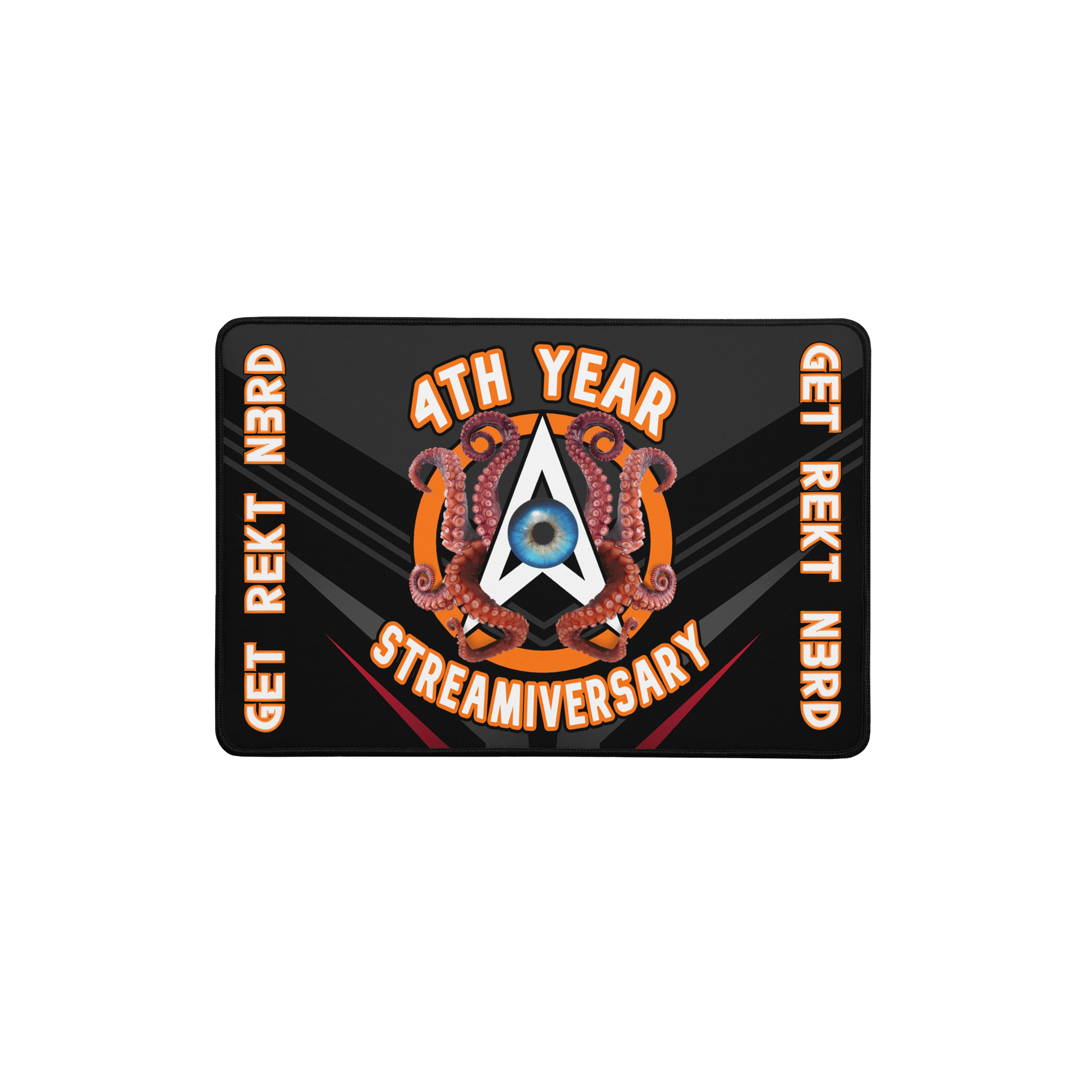 (Limited Edition) 4th Streamiversary 'OA-Cthulhu' Logo Desk Mat - *Dark Side Theme* product image (1)