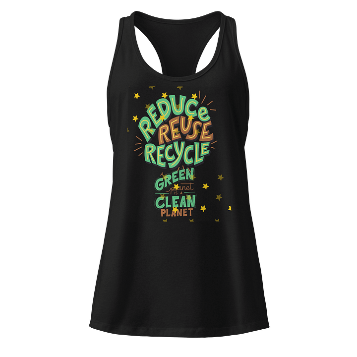 Eco-Friendly Racerback: Reduce Reuse Recycle Collection product image (1)
