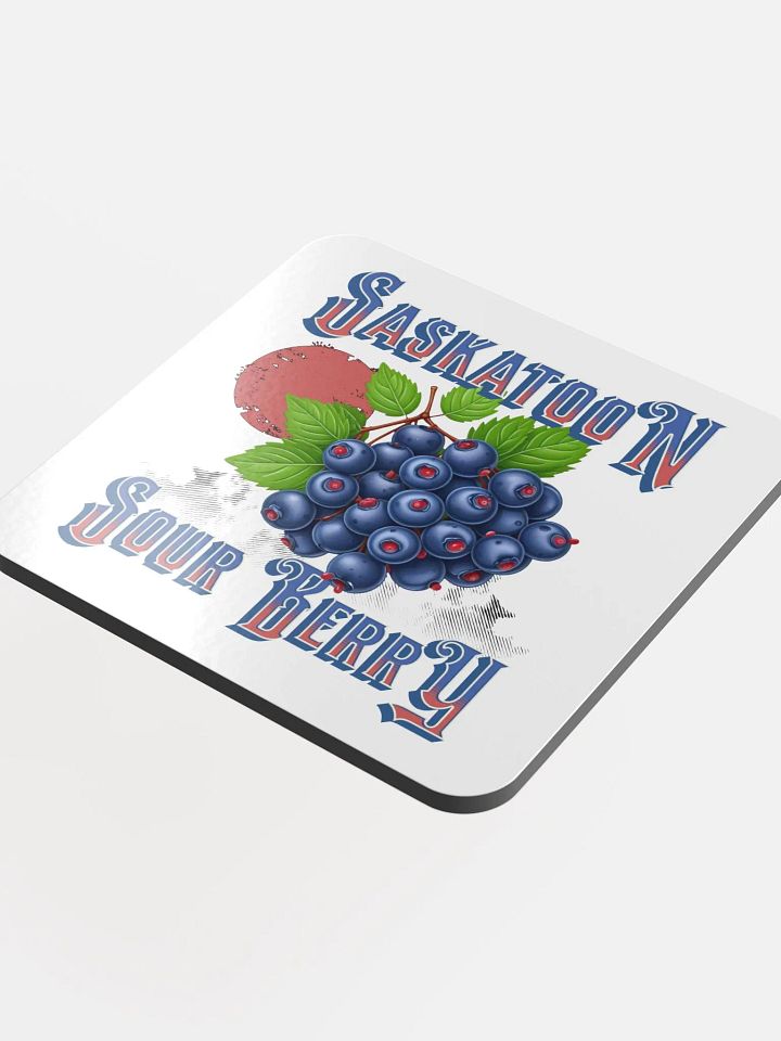 Saskatoon Sour Berry Glossed Coaster product image (1)