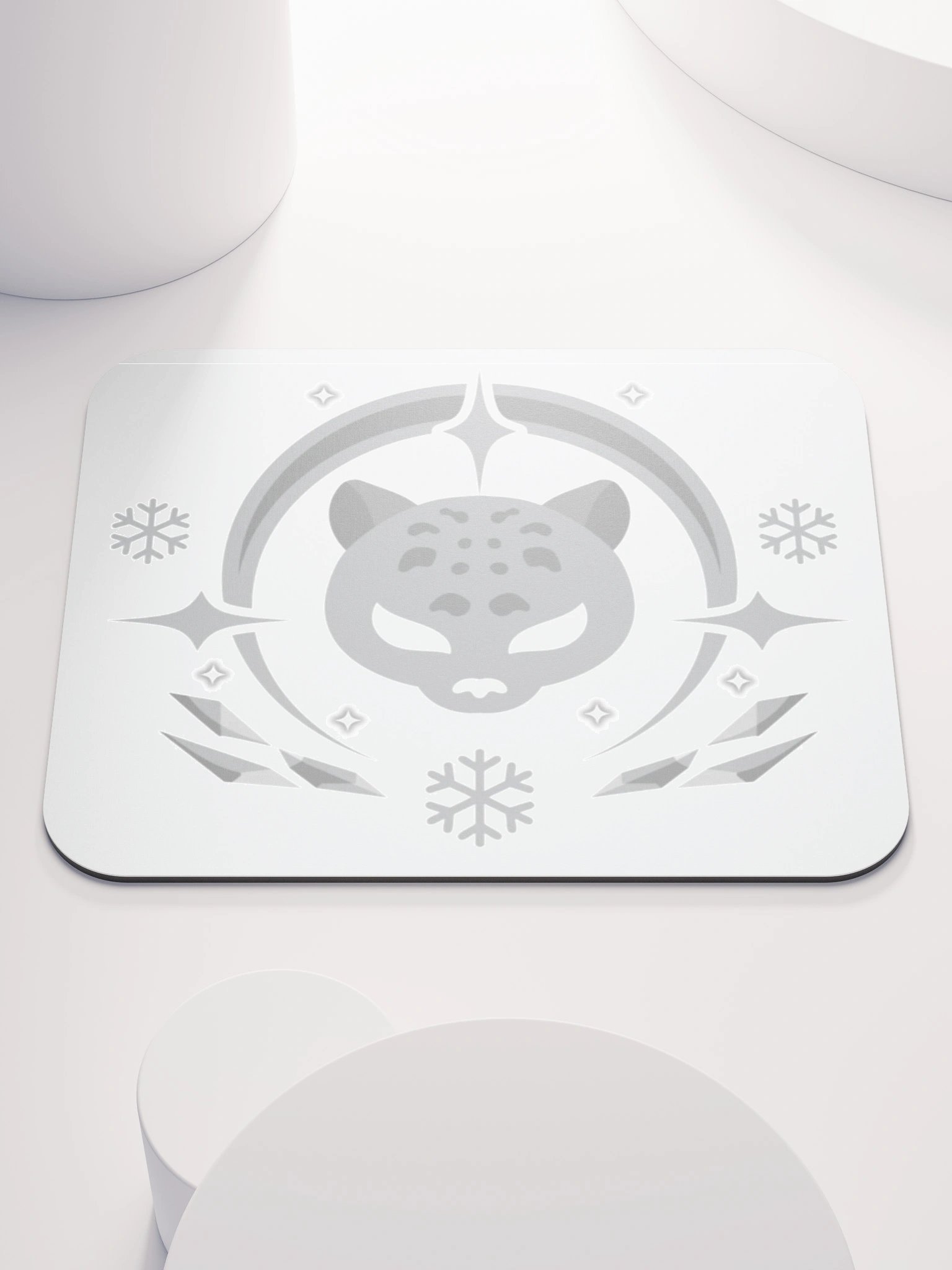 Mimi Icon Black White Mousepad product image (1)