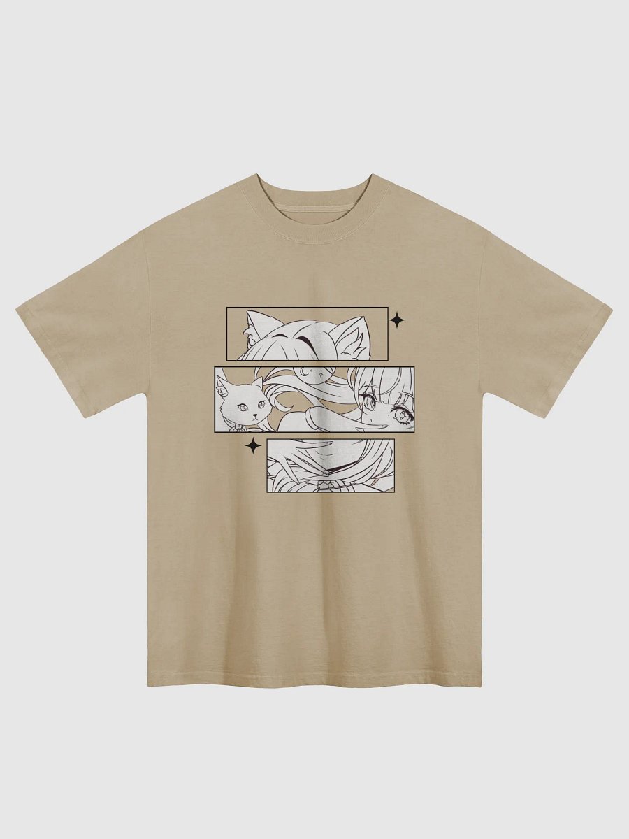 Manga-Inspired Snug Oversized Faded Tee product image (2)