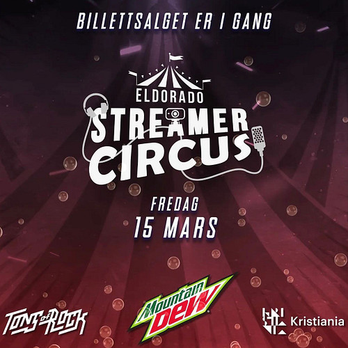 #reklame I samarbeid med Mountain Dew og Høyskolen Kristiania: 15. mars deltar jeg på Streamer Circus Fan edition! Da kan DU ...