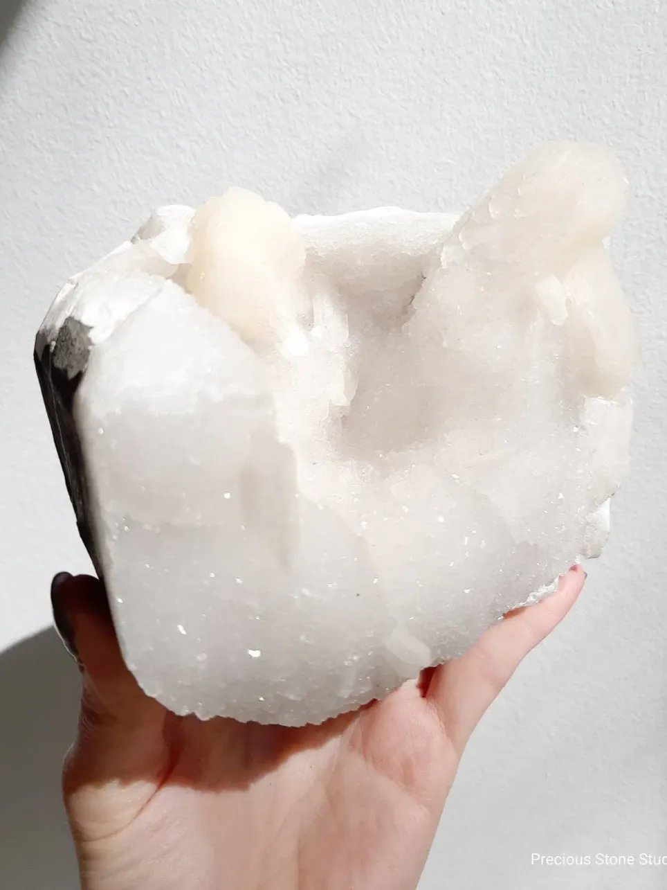 Puffy cloud chalcedony & stilbite cluster product image (3)