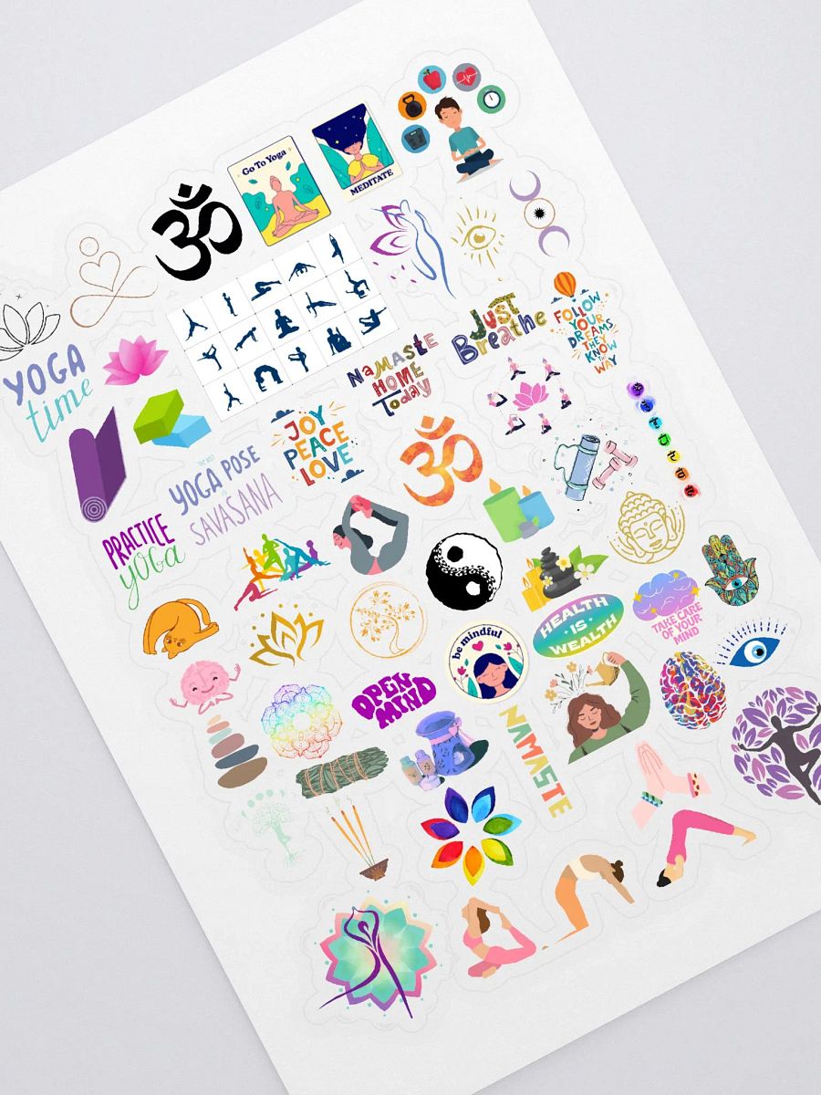 Namaste Sticker Sheet product image (1)