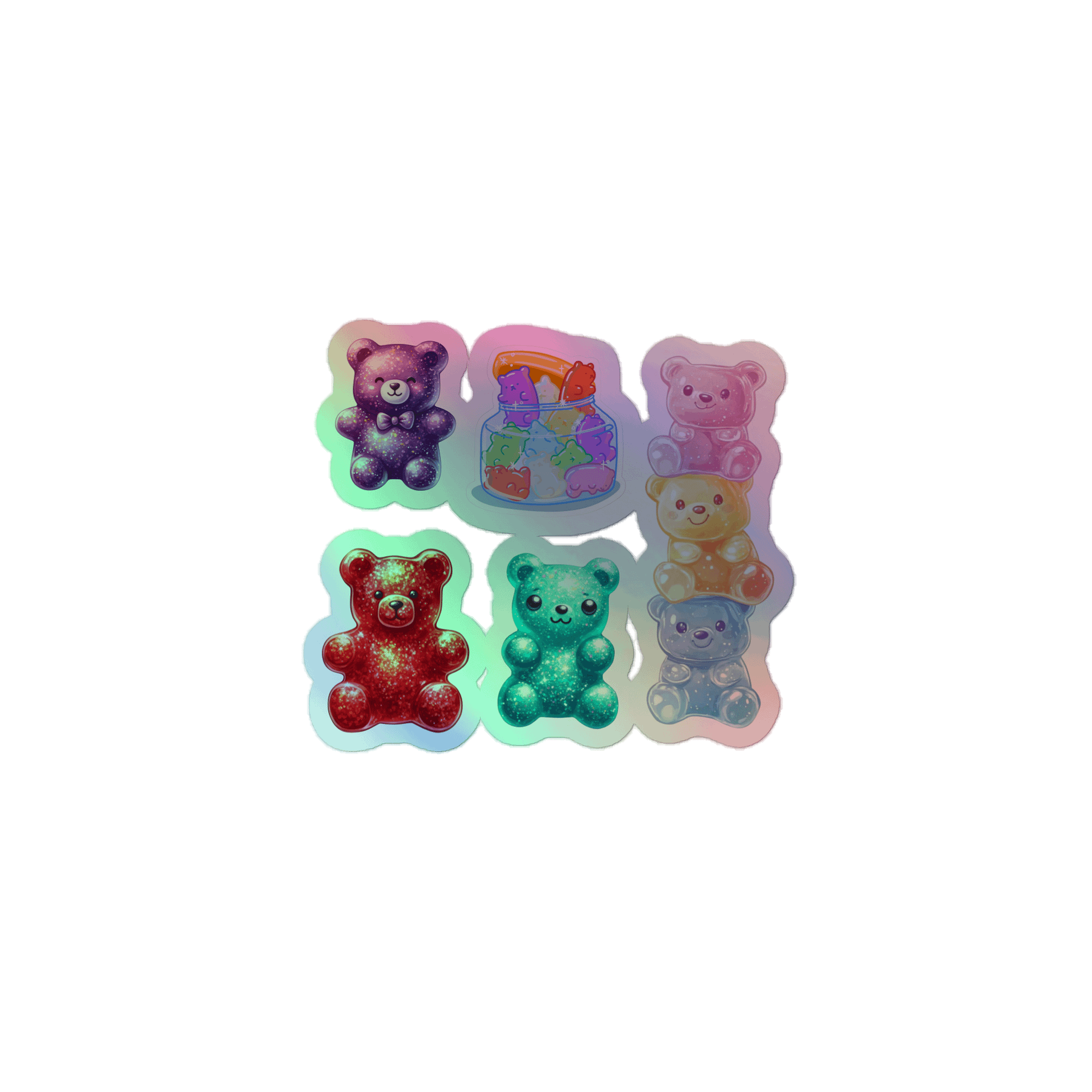 bear gummy Sticker Set product image (1)