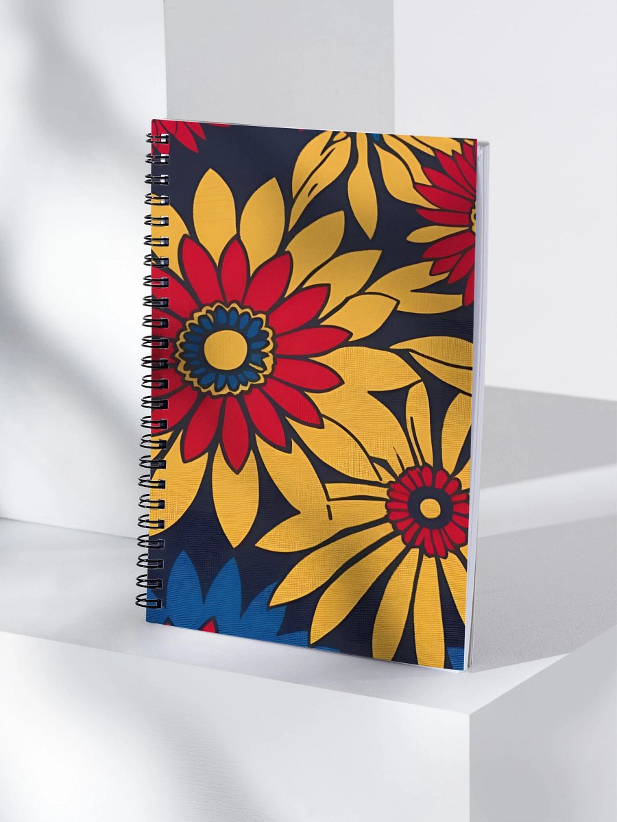 Midnight Blossom Spiral Notebook product image (4)