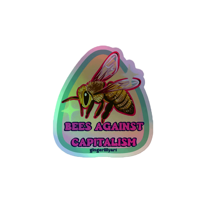 bees against sticker product image (2)