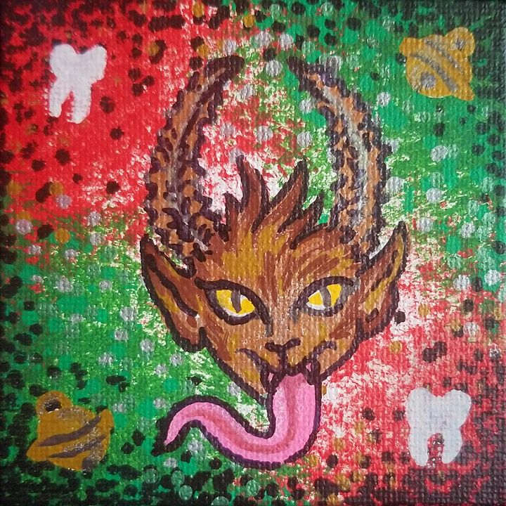 Pint-Sized Krampus Print product image (2)