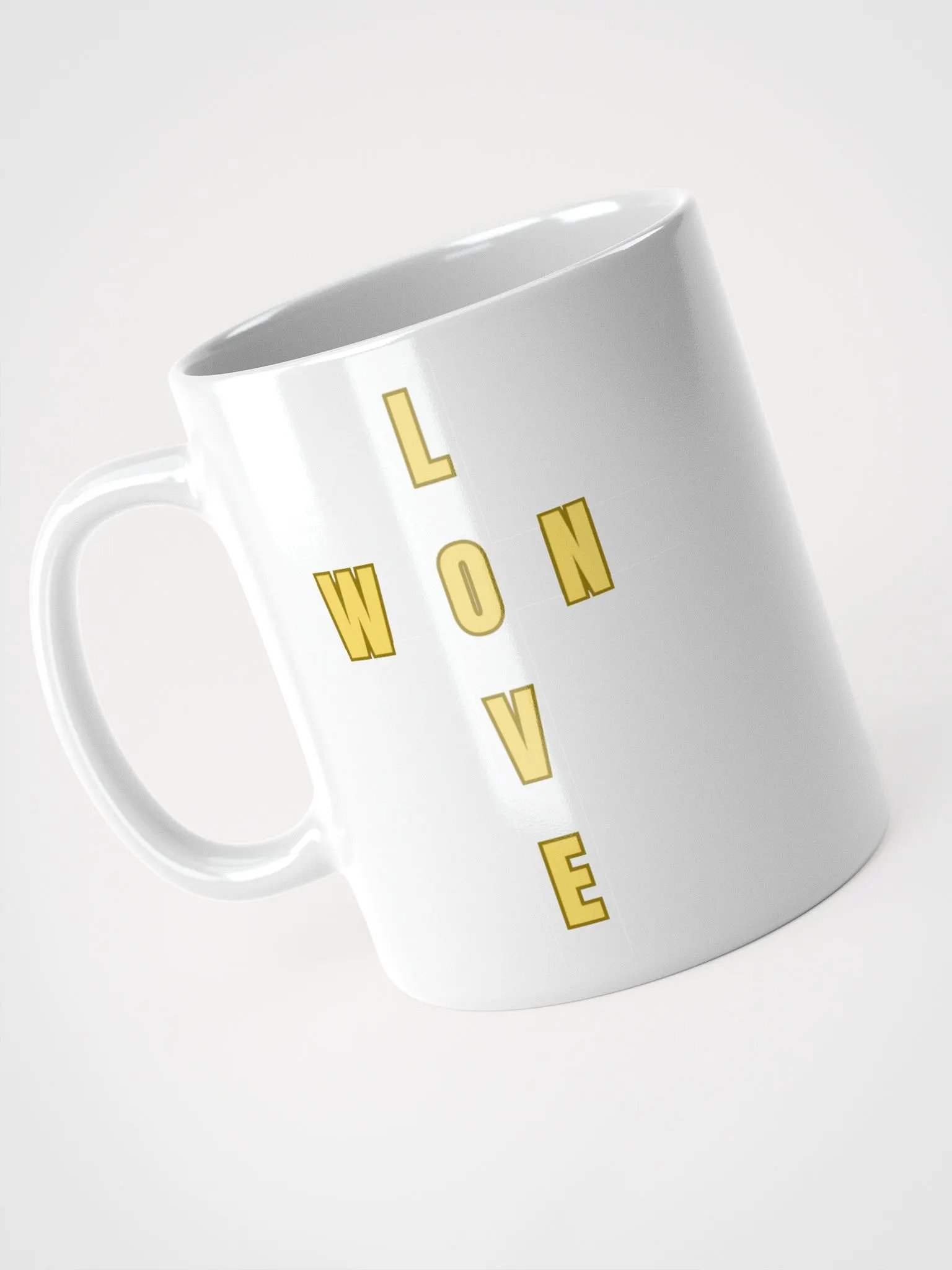 LOVE WON -White- Mug product image (3)