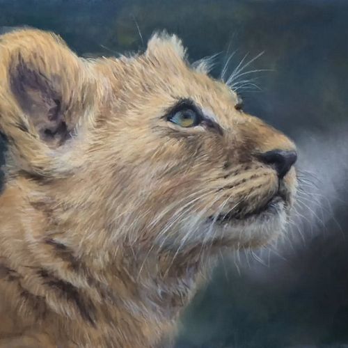I love to draw cubs!!
#lion #painting#pastelpainting #pastelmat #softpastels #catlover #animalpainting