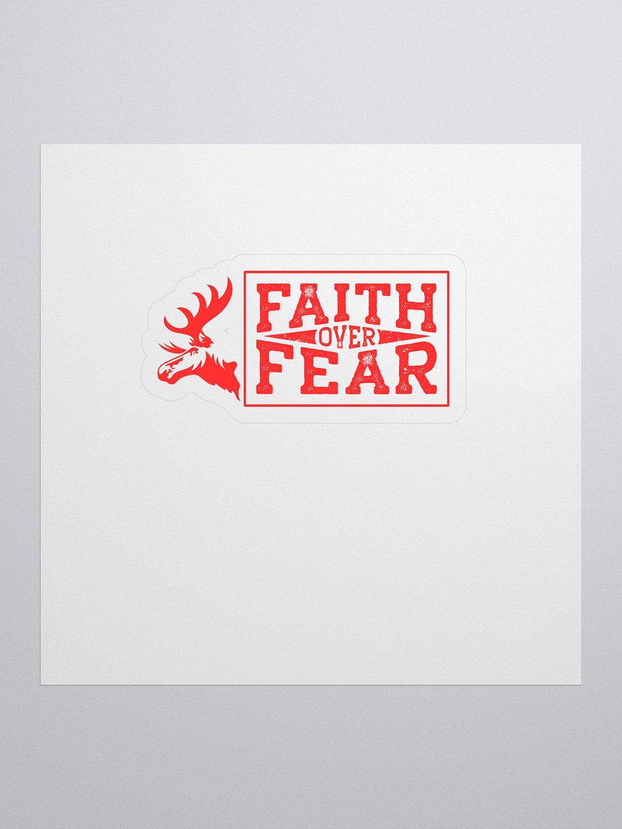 Fatih Over Fear - RED - Sticker product image (1)