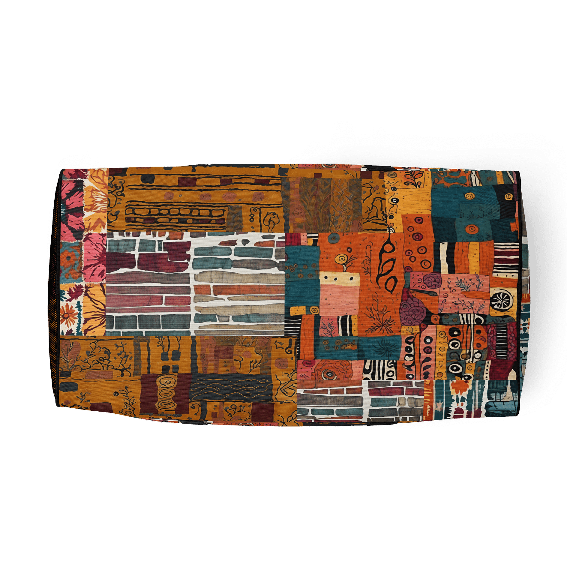 Eclectic Patchwork Paradise Duffle Bag product image (6)