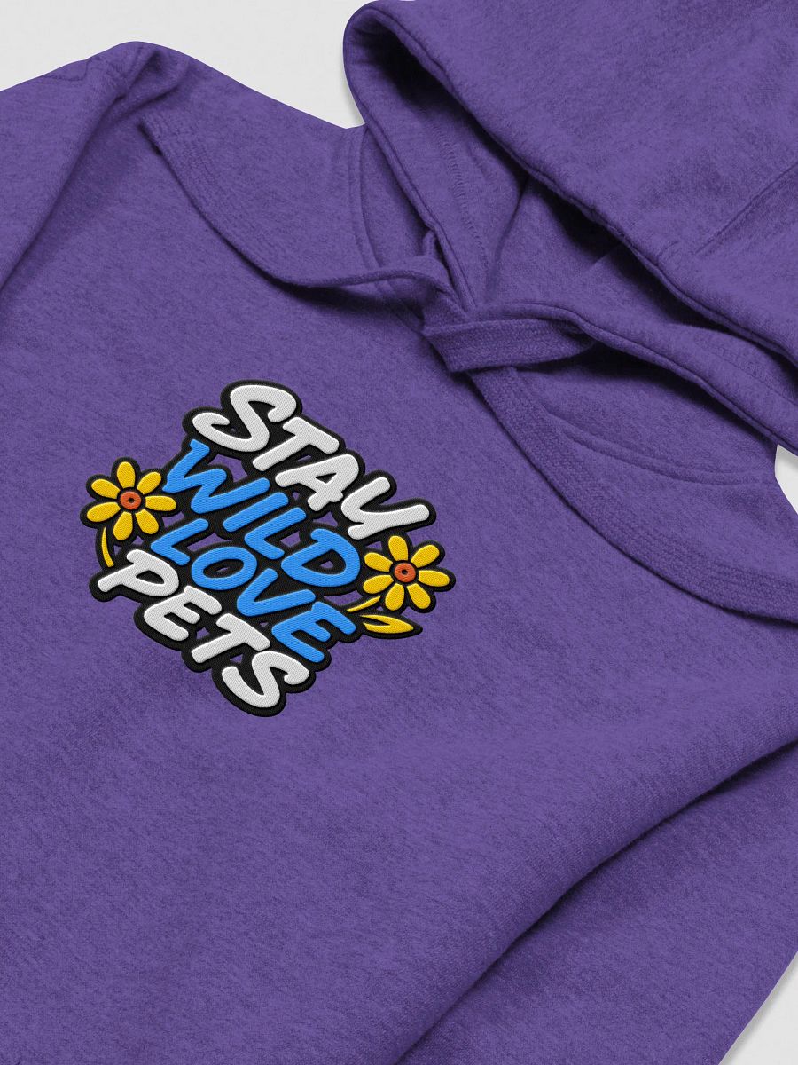 "STAY WILD LOVE PETS" / EMBROIDERED HOODIE product image (1)