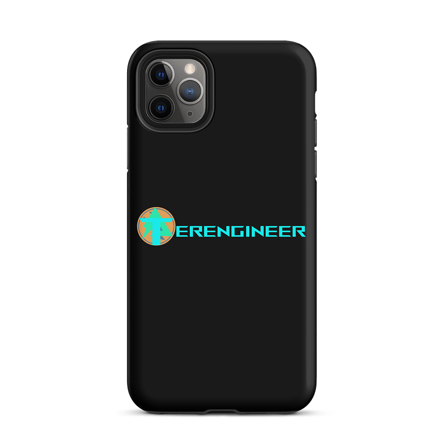 Terengineer Font Tough iPhone Case (Black) product image (2)
