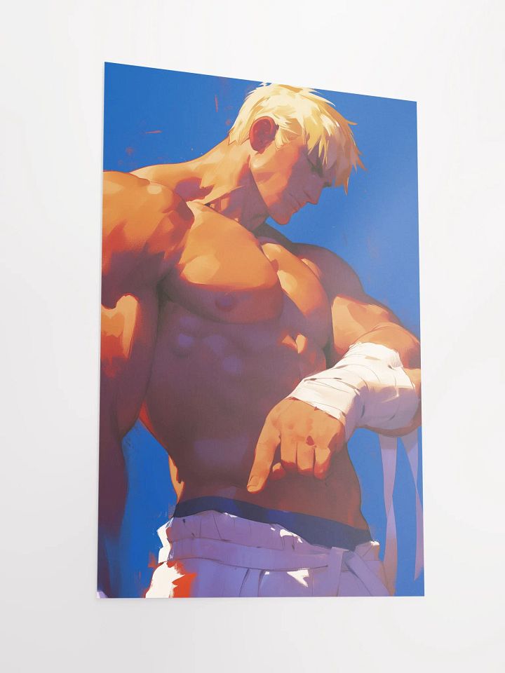Blonde Fighter Matte Poster product image (2)