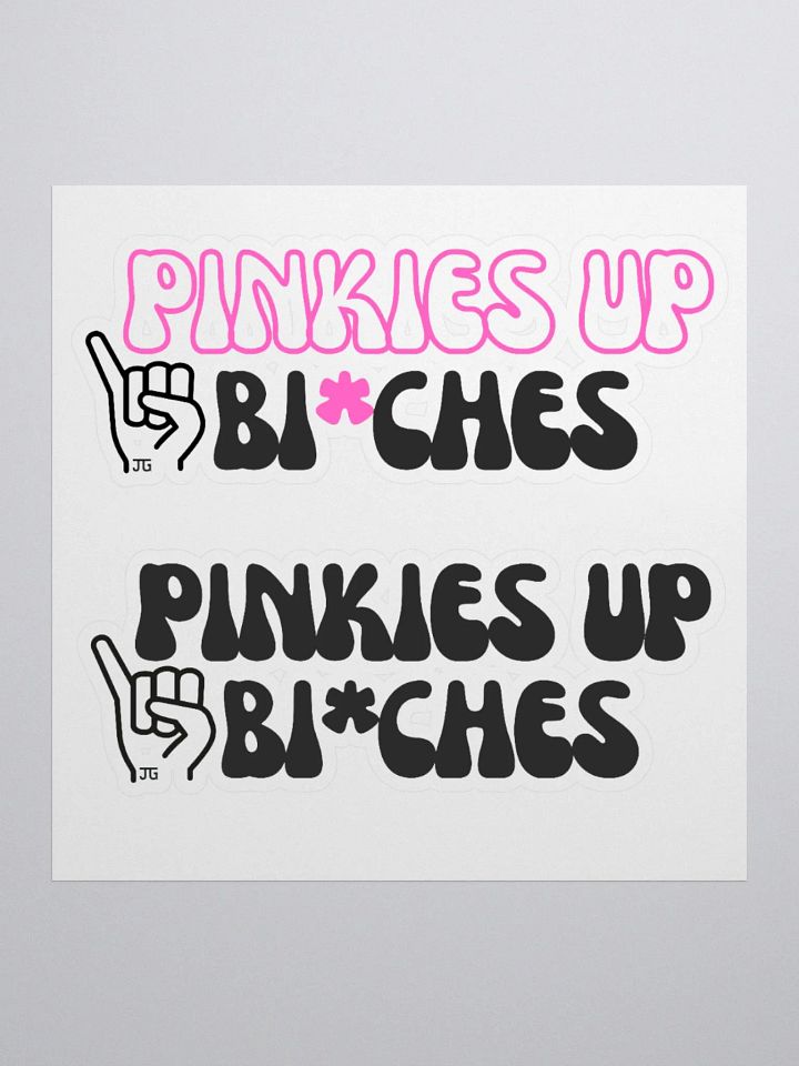 Pinkies Up B Stickers product image (2)