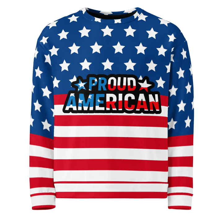 Sweatshirt: Proud American product image (1)