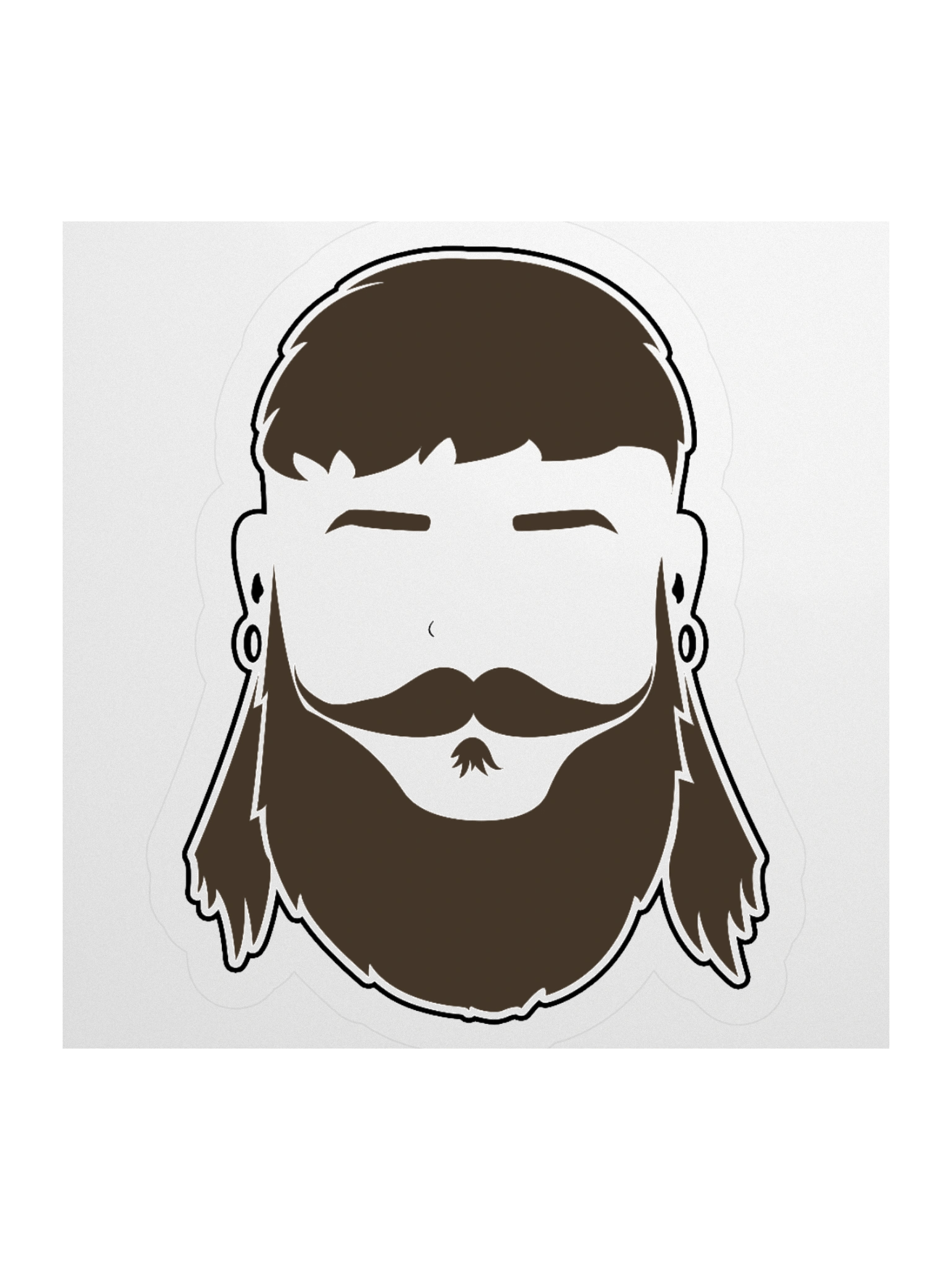Party in The BACK Ash Sticker product image (1)